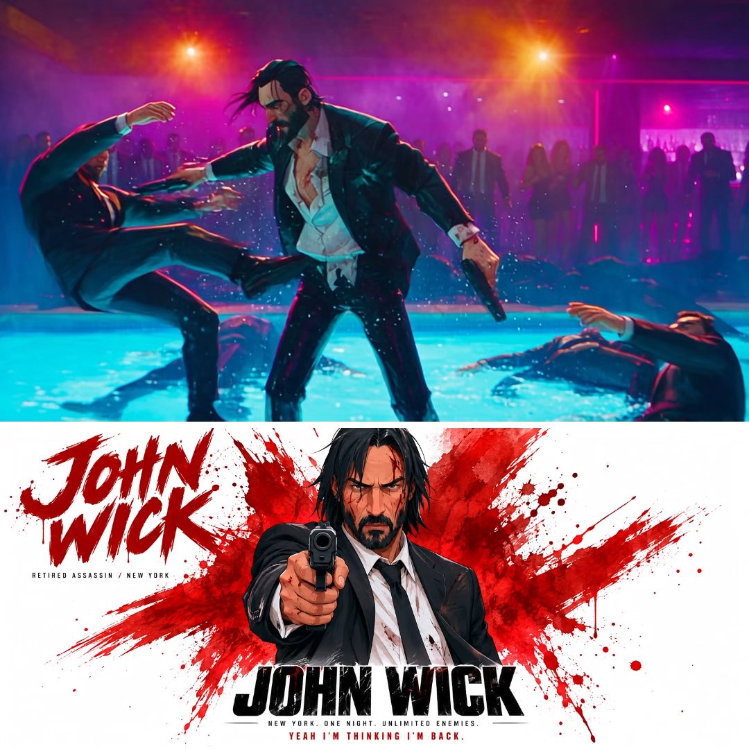 John Wick Nightclub Fight