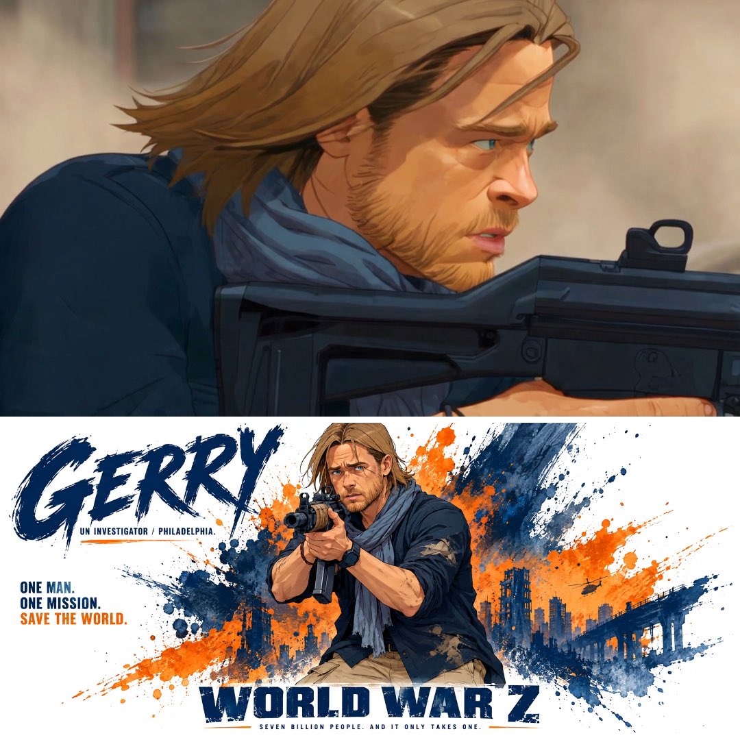 Gerry fights zombie streets