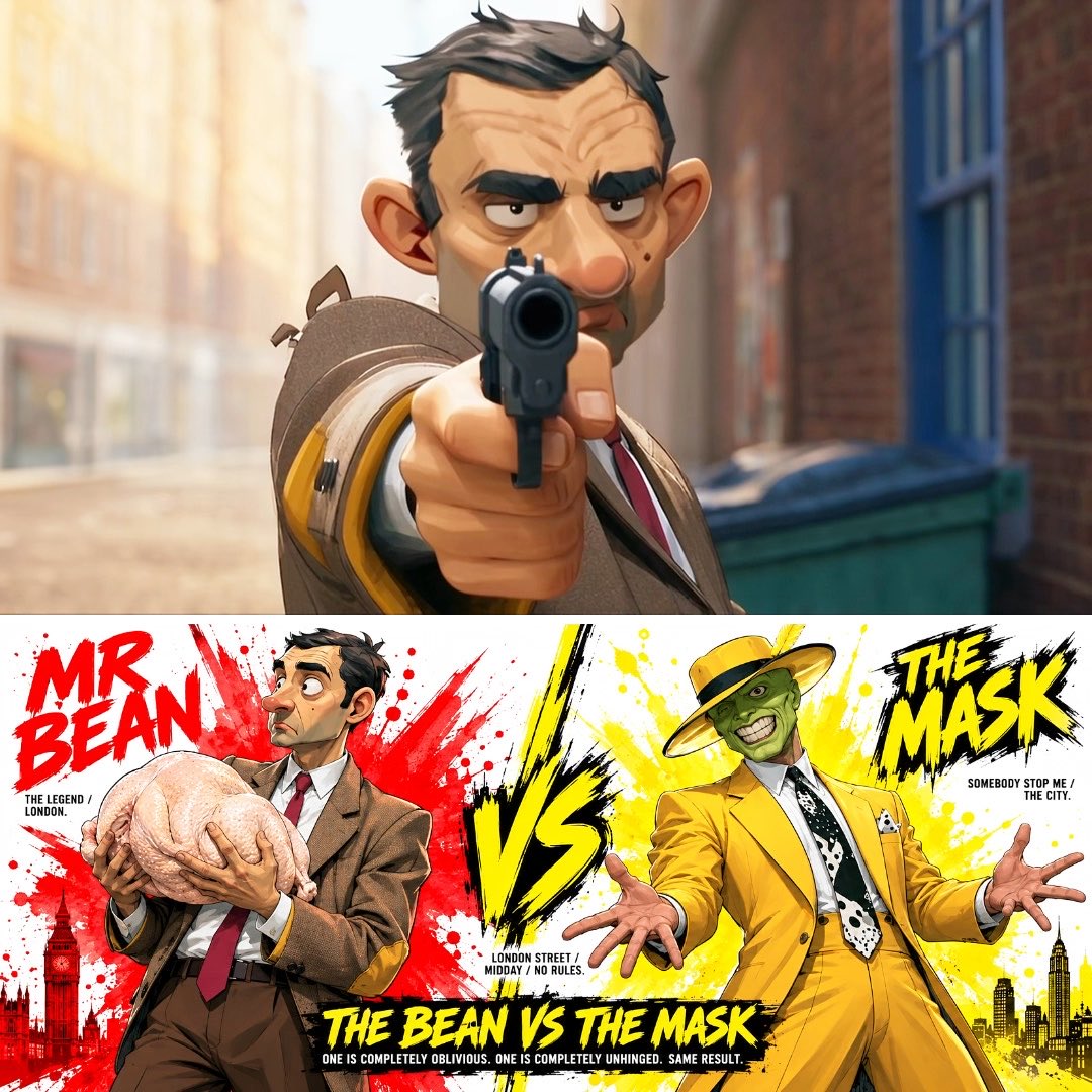 Mr Bean vs The Mask